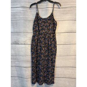 Old Navy Waist-Defined Floral Midi Cami Dress Size MP
